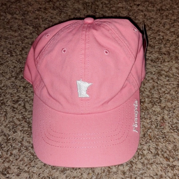 State of Mine Embroidered Strapback Peach Cap Hat OSFA NWT - Picture 1 of 9